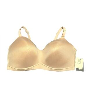 Deesse Lingerie 42DDD Wire Free T-Shirt Bra NWT Beige Nude Full Coverage Comfy